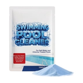 Pool Water Purifying Cleaning Powder 100g - Fast Dissolving Flocculant for Cloudy Water, Hot Tubs & Small Pools, 1 Pack