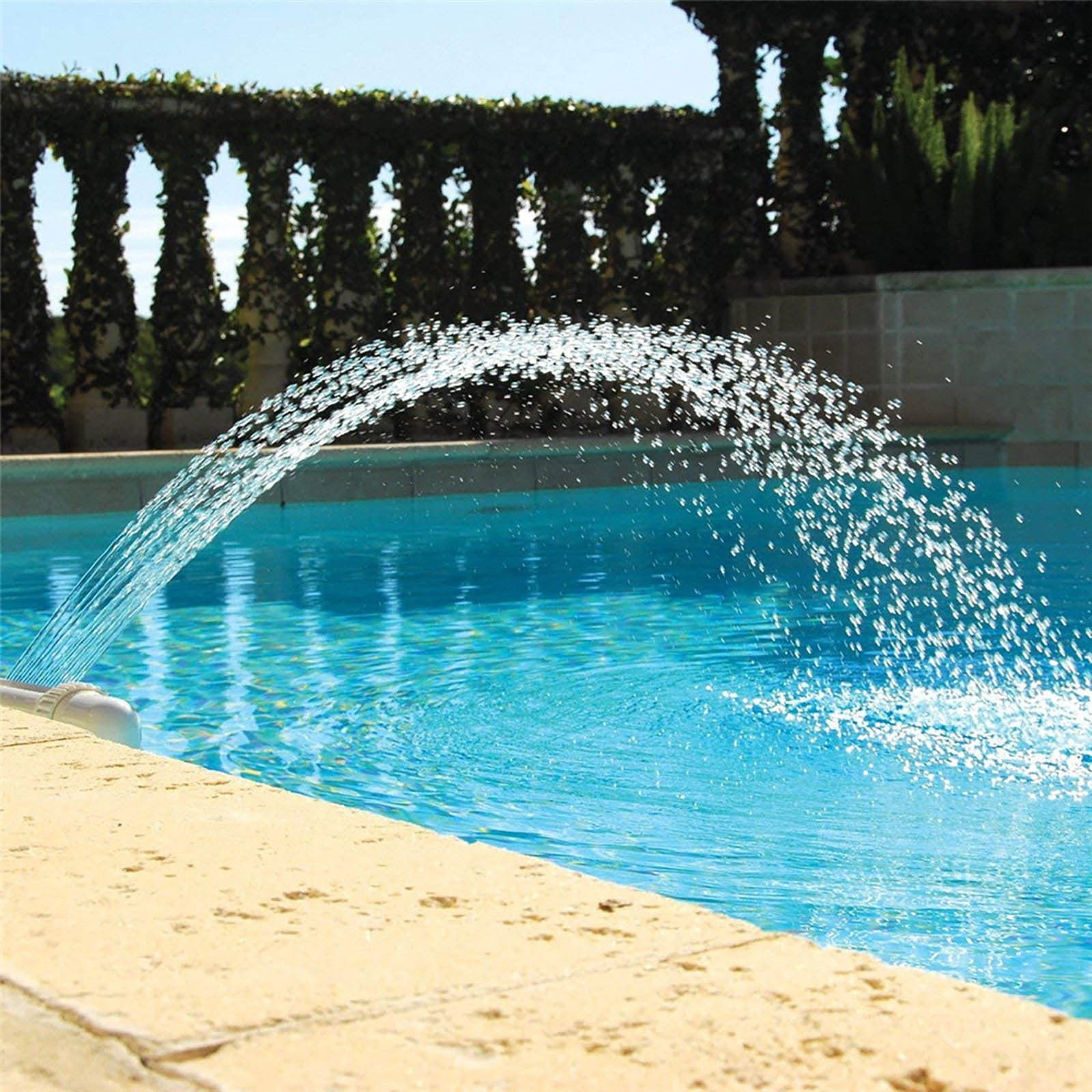 Pool Waterfall Fountain Spray, Adjustable Pool Water Sprinkler ...