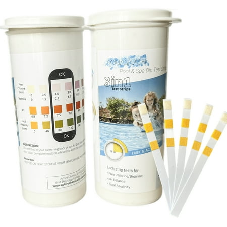 Pool and Spa Test Strips, Quick and Accurate Water Softener Test Strips, Quick and Accurate Water Softener Test Strips, 100 Count