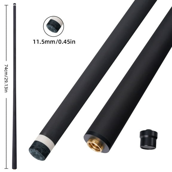 Pool cue Carbon Shaft with uniloc Joint 12.5mm Tip Professional Single Shaft with Carbon Tube for Billiard Cue