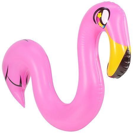 PoolCandy Inflatable Animal Swim Noodles, LED Flamingo