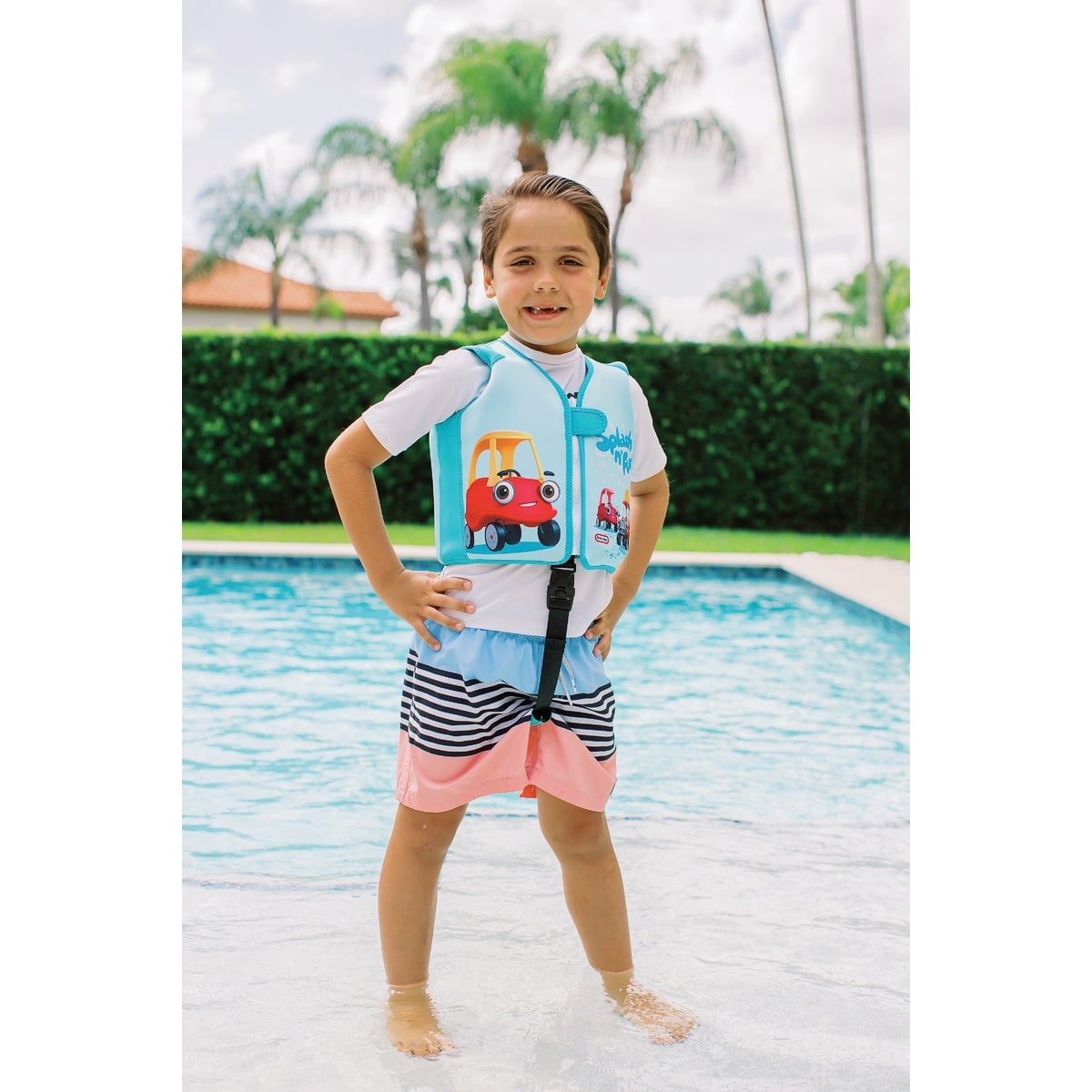 PoolCandy Little Tikes Neoprene Beach Blue Swim Vest LT2730BBL