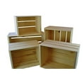 thumbnail image 1 of Poole & Sons INC. Wooden Crate Nesting Set 5 Piece, 1 of 3