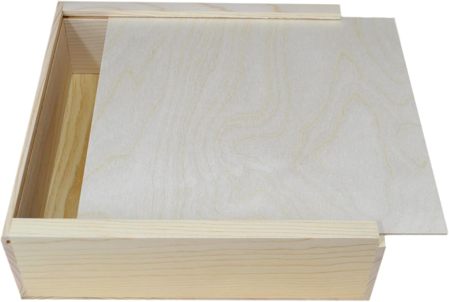 Poole & Sons, Inc. 12x12x3 3/4 inches outside dimensions slide top box