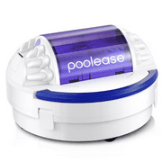 Poolease Cordless Robotic Pool Cleaner Dual 45W Motors Automatic Pool Vacuum with 2L Large Debris Bin Self-Parking 40% Enlarged Suction Inlets for