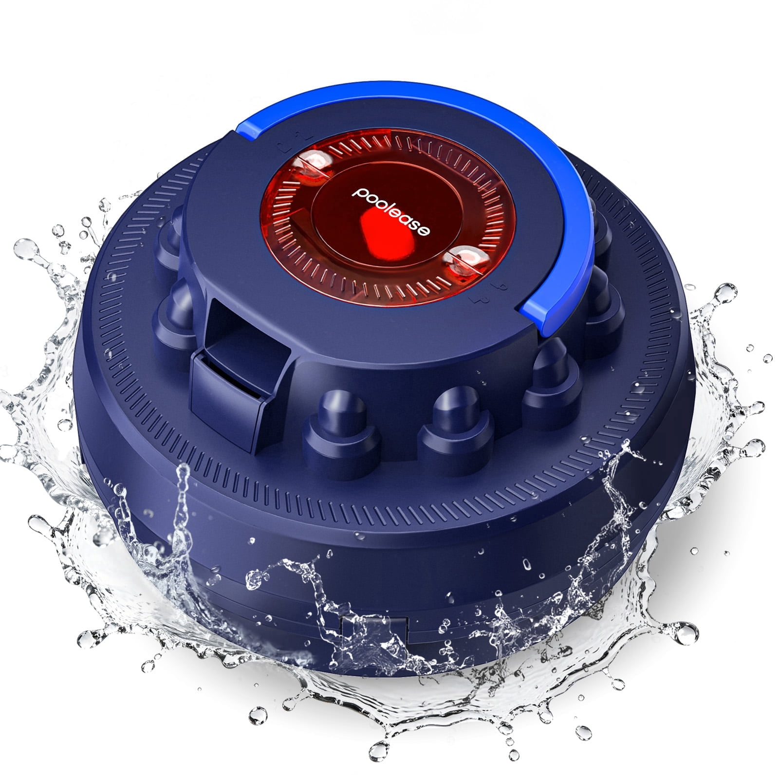 Poolease Swimming Pool Vacuum, Cordless Robotic Pool Cleaner, 2L Debris Tank, Auto-Parking, 9 Safety Protections, 40% Bigger Suction Inlets, for Pool Cleaning