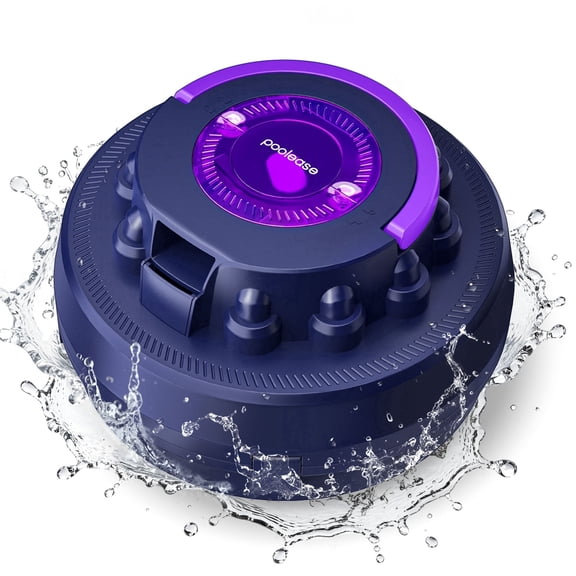 Poolease X1 Cordless Robotic Pool Cleaner LED Indicator Dual-Motor Ideal for Above/Inground Pool 100Mins