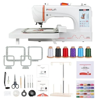 Poolin EOC06 Embroidery Machine 7.9x11" Area, 7" Touch Screen with kit