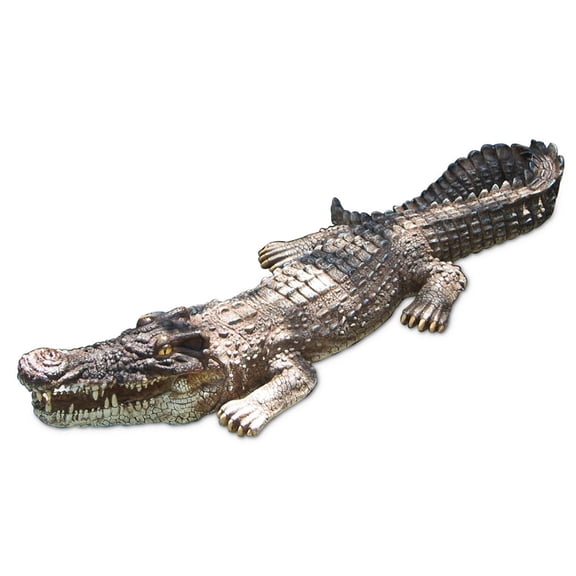 Poolmaster 30-Inch Floating Crocodile Decoy for Pool, Pond, Garden and Patio,