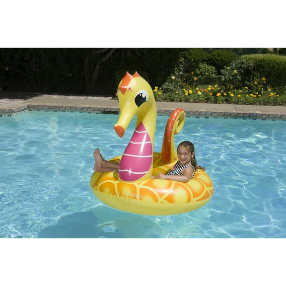 Poolmaster 48" Yellow Seahorse Tube