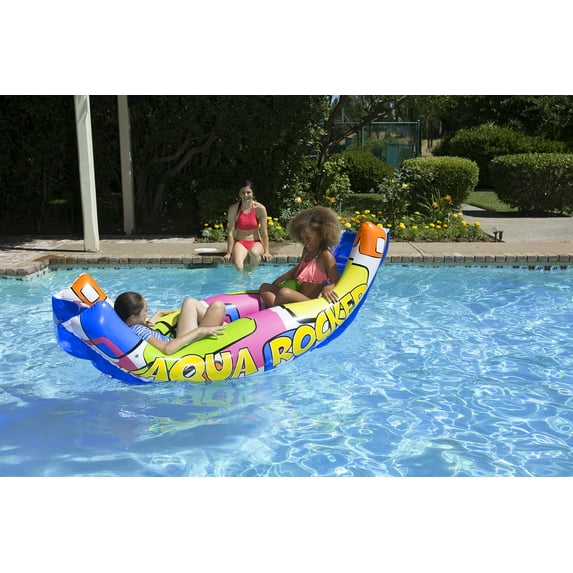 Aqua Rocker Inflatable Swimming Pool Float Ride On