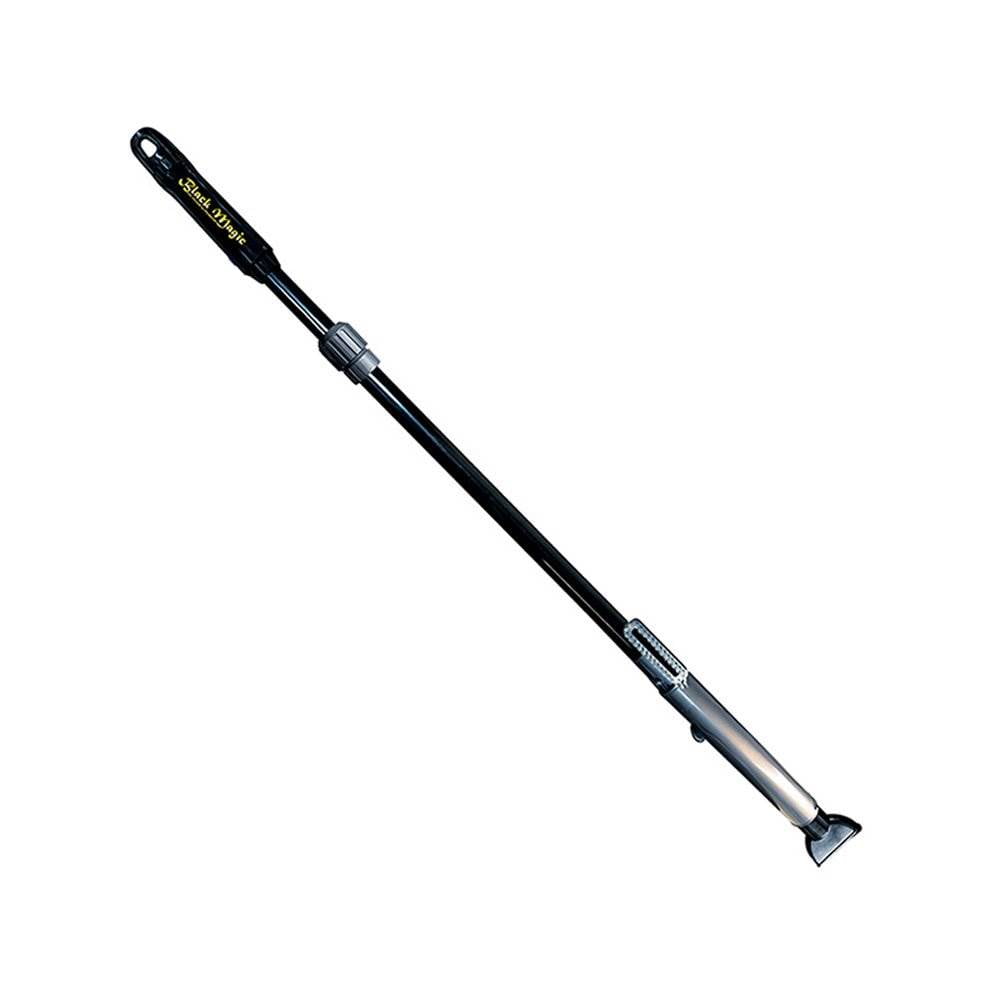 Poolmaster Black Magic Jet Swimming Pool Vacuum with 6-Piece Pole - Premier Collection