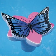 Poolmaster Butterfly Swimming Pool and Spa Floating Chlorine Dispenser - Blue