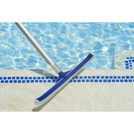 Poolmaster Classic Collection 18-Inch Vinyl Liner Swimming Pool & Spa Cleaning Brush with Bumper