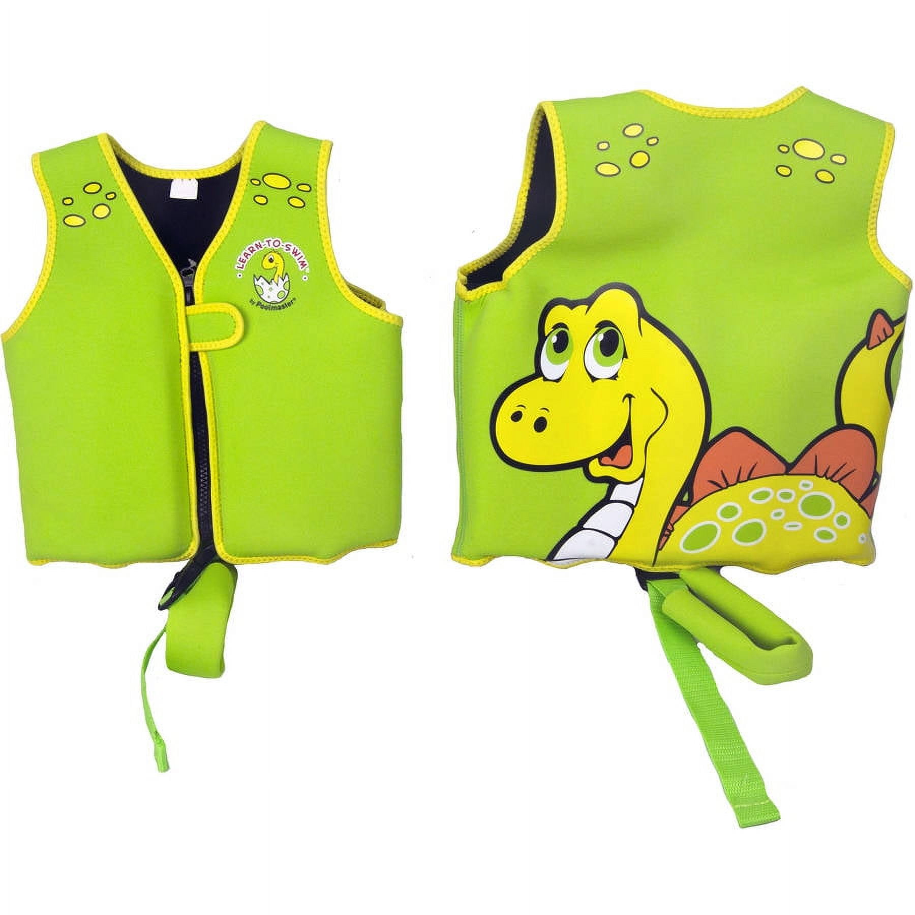 Poolmaster Dino Swim Vest - Childrens Swimming Pool Training Vest for Toddlers Ages 1 to 3