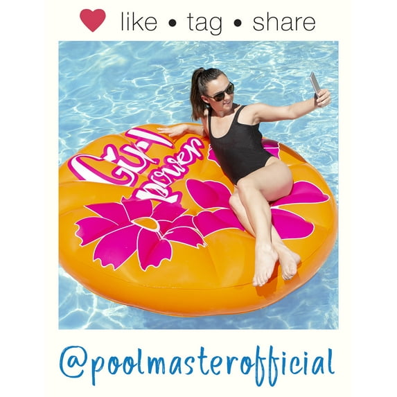 Poolmaster #GIRLPOWER Swimming Pool Float Island
