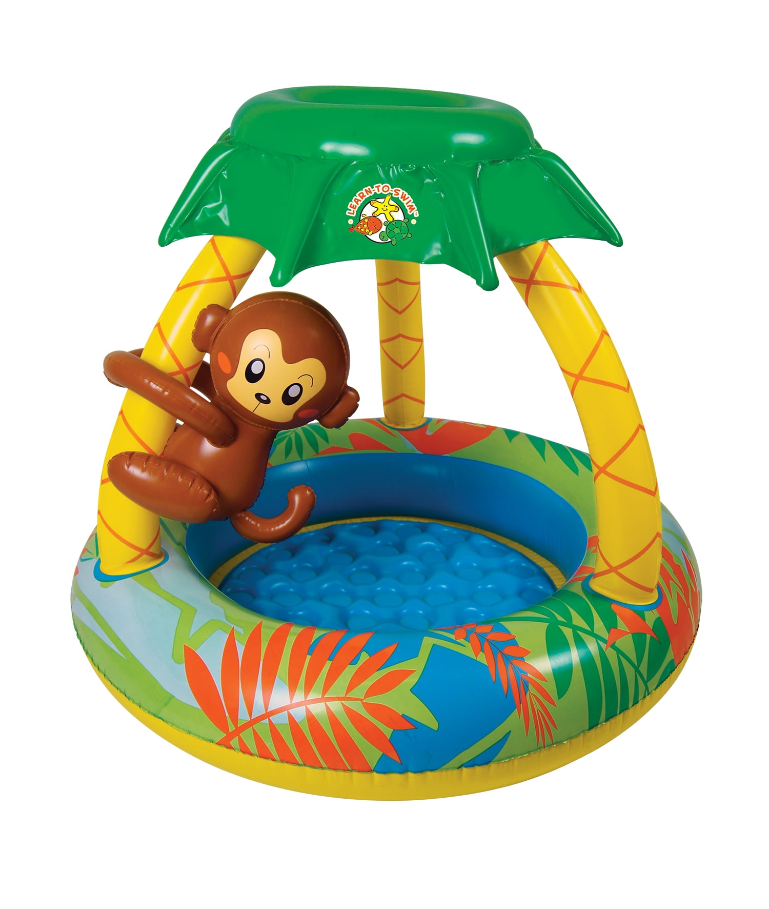 Poolmaster Go Bananas Monkey Inflatable Kiddie Pool