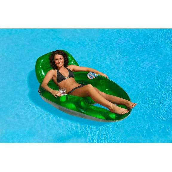Poolmaster Green Water Pop Deluxe Lounge