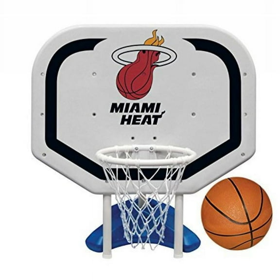 Poolmaster Miami Heat NBA Pro Rebounder-Style Poolside Basketball Game