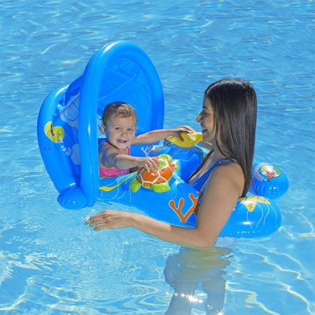Poolmaster Mommy & Me Swimming Pool Baby Rider Tube Float