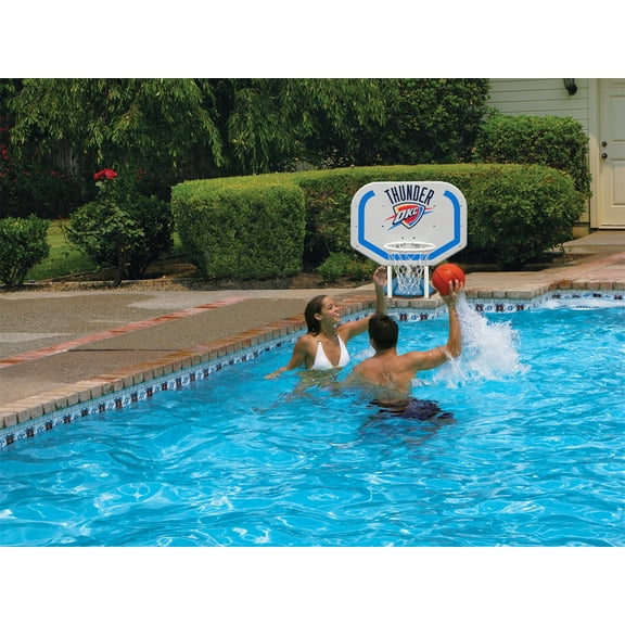 Poolmaster Oklahoma City Thunder NBA Pro Rebounder-Style Poolside Basketball Game