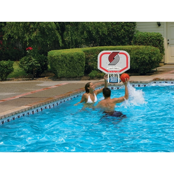 Poolmaster Portland Trail Blazers NBA Pro Rebounder-Style Poolside Basketball Game