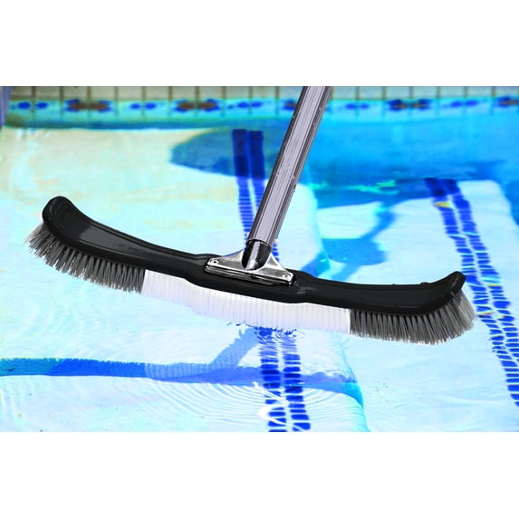 Poolmaster Premier Collection 18.5-Inch Flexible Body Swimming Pool Cleaning Brush