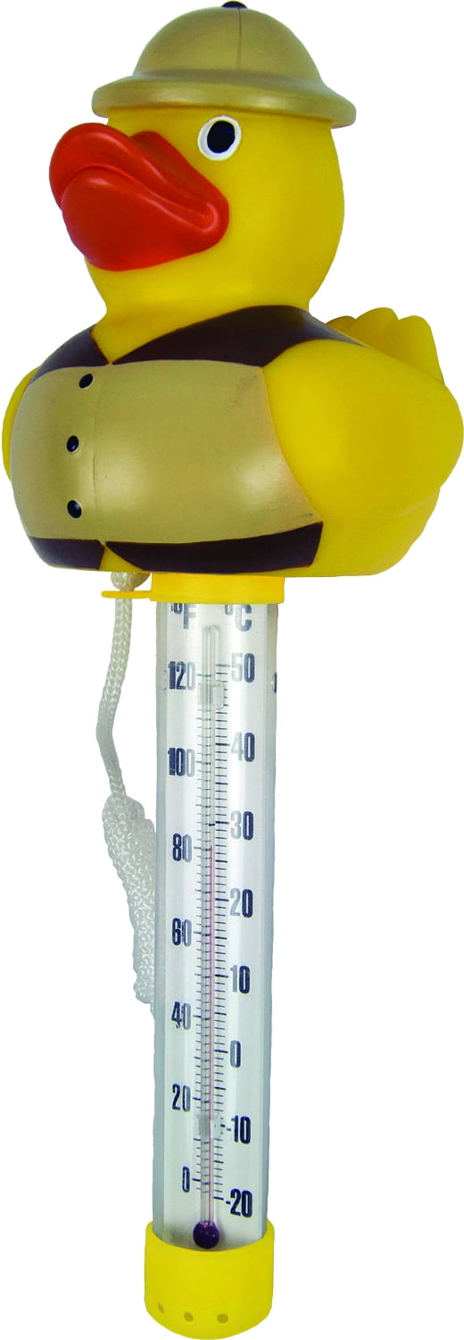 Poolmaster Safari Duck Floating Swimming Pool and Spa Thermometer