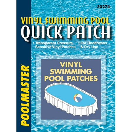 Poolmaster Vinyl Swimming Pool Quick Patches, 3-Inch by 3-Inch