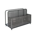 thumbnail image 1 of Poolside Float Storage, Patio Poolside Float Storage Basket, Outdoor Wicker Patio Poolside Float Storage, PE Rattan Outdoor Pool Caddy with Rolling Wheels for Floaties, 1 of 7