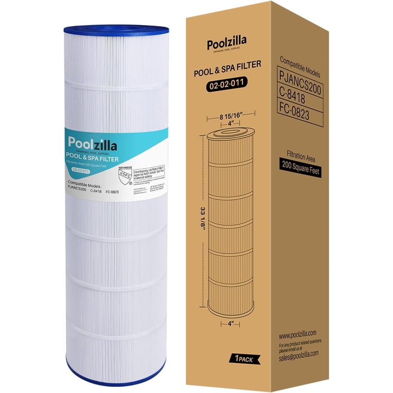 8418 Poolzilla, Pool Filter Cartridge, Compatible with Jandy CS200 and More ...