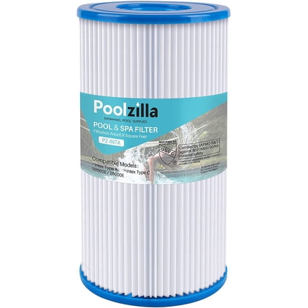 Poolzilla 24 Pack Replacement Filter for Type A or C, Compatible with Intex 29000E/59900E, Easy Set Pool Filters, Summer Escapes or Summer Waves Above Ground Pools