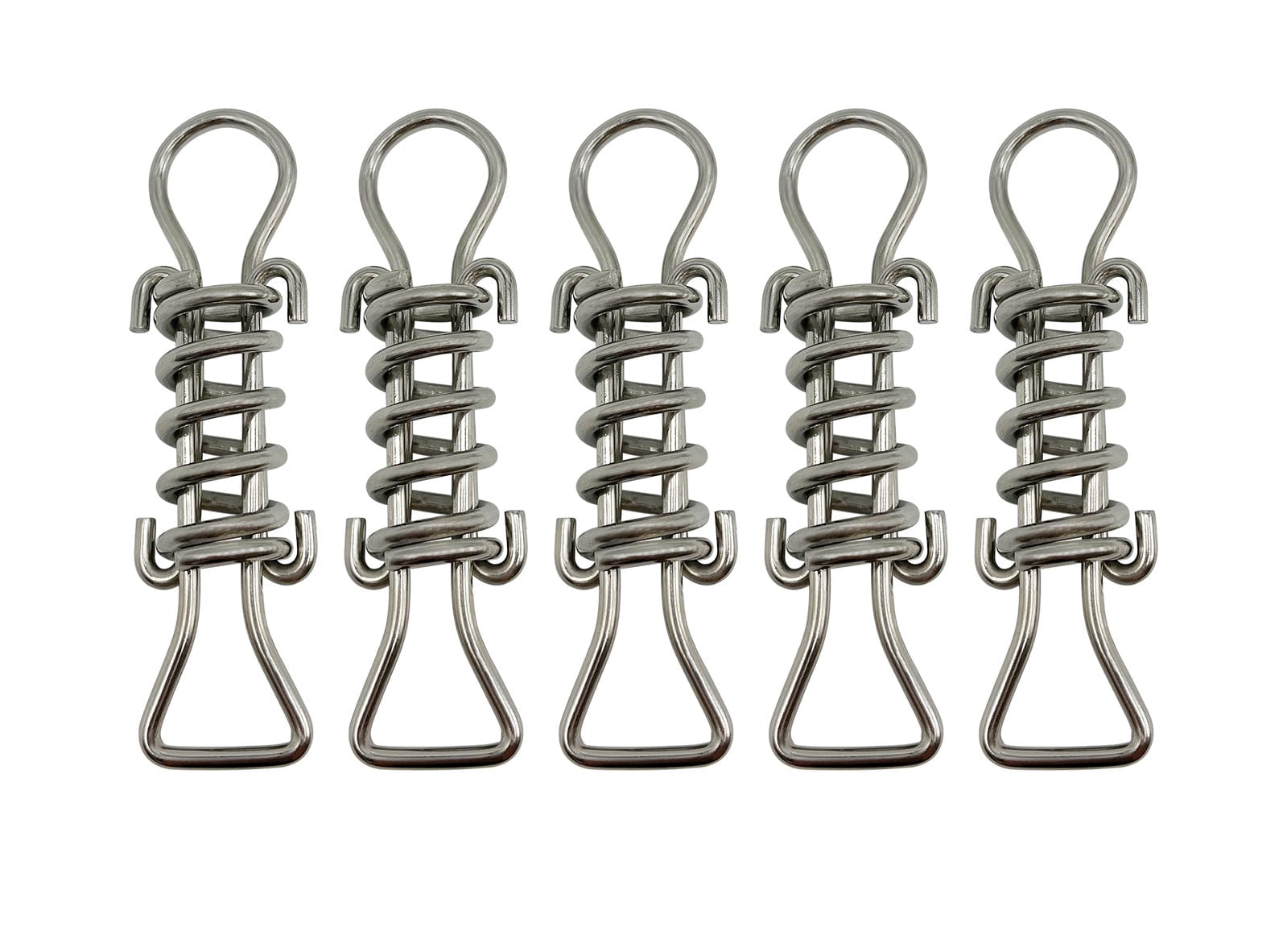 Poolzilla 5 Pack Stainless Steel 5.25" Short Spring with D Ring, High ...