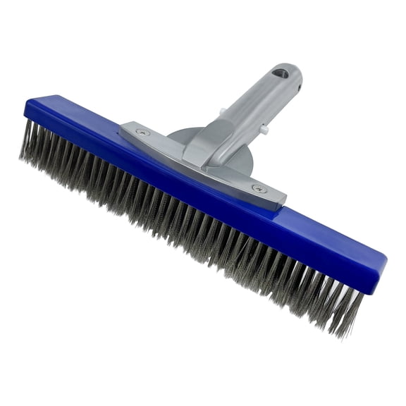 Poolzilla Medium Hard Bristle Brush For Gunite and Concrete Pools, Not For Vinyl Use, Clean Walls and Tiles