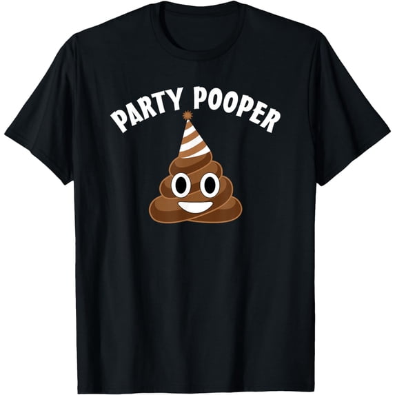 Poop Birthday Party Pooper Poop Funny T-Shirt