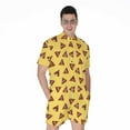 thumbnail image 1 of Poop Emoji Pattern Short Sleeve Men'S Rompers Casual Summer Jumpsuits Outfit, 1 of 4