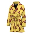 thumbnail image 1 of Poop Emoji Pattern Women Bathrobe One Size Univeral Fits Fashion Lightweight Plush Fleece Long Robe For Women, 1 of 3