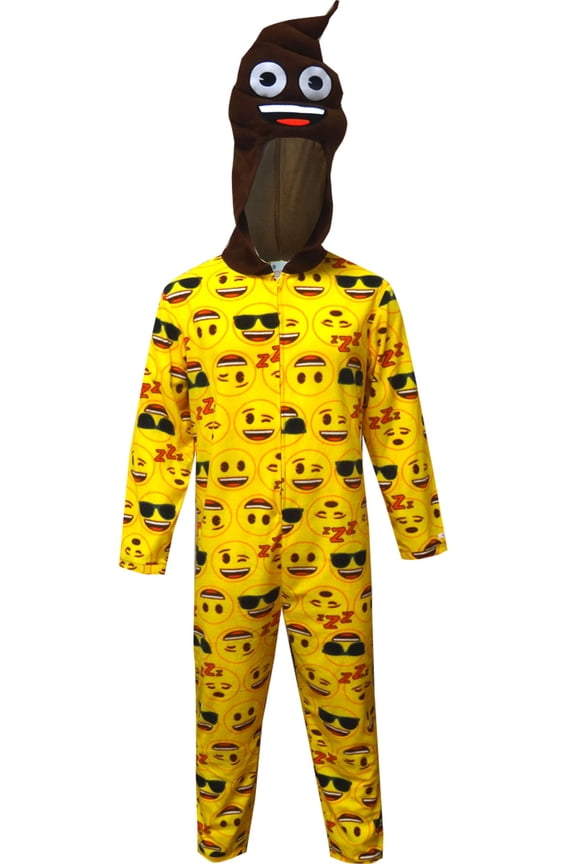 Poop Hooded One Piece Pajama