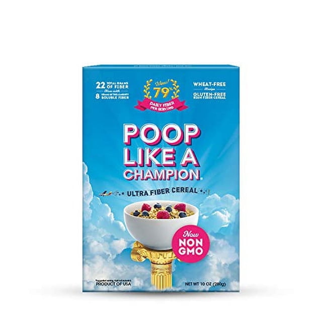 Poop Like A Champion Highest fiber content per 30g than any other