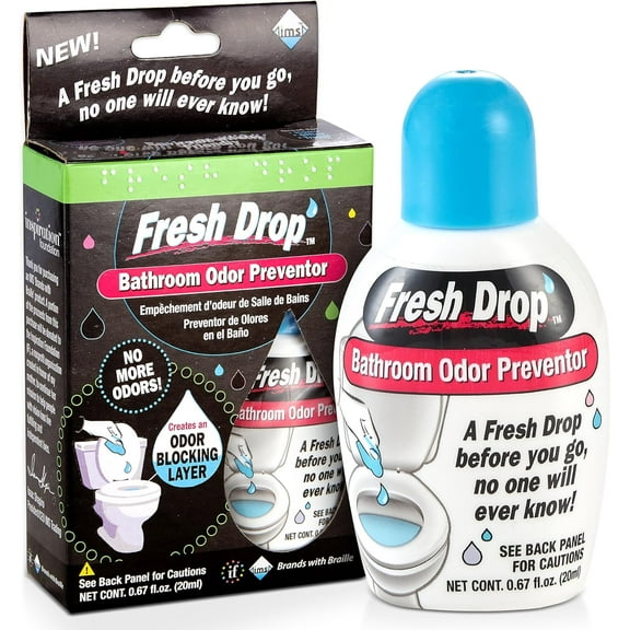 Poop Odor Eliminator, Toilet Odor Eliminator, One Drop Toilet Deodorizer, Toilet Spray, Air Freshener Spray, 0.67 Fl Oz Each, 3 Pack