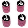 thumbnail image 1 of Poop Pooping Tire Rim Wheel Aluminum Valve Stem Caps, Multiple Colors, 1 of 1