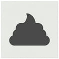 thumbnail image 1 of Poop Symbol Emoticon Solid DIY Cookie Wall Craft Stencil - 3.5 Inch, 1 of 5