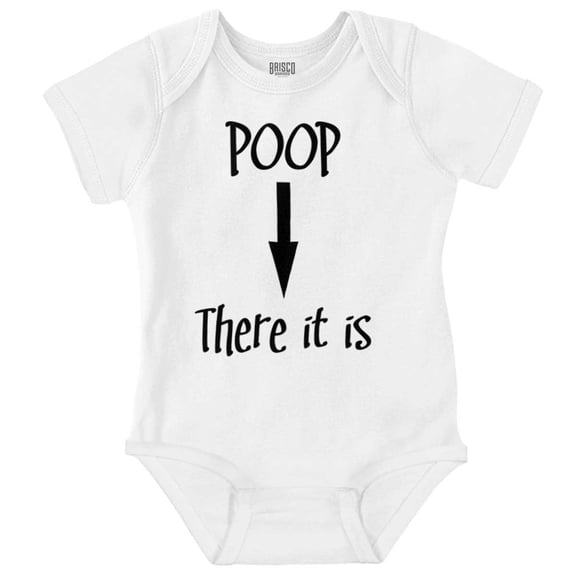 Poop There Is Funny Tag Team Song Romper Boys or Girls Infant Baby Brisco Brands 24M