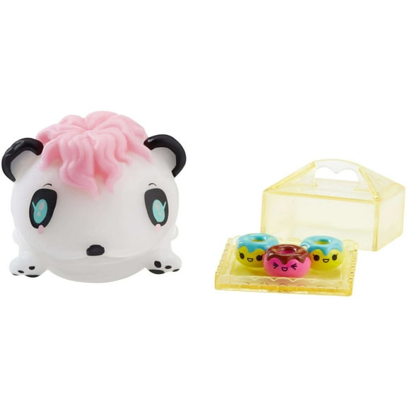 Pooparoos Squishy Pooping Pet Toy with Food Accessories, for 5 Year Olds and Up