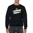 thumbnail image 1 of Pooped Today Sweatshirt Men -GoatDeals Designs, Male 4X-Large, 1 of 4