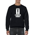 thumbnail image 1 of Pooped Today! Sweatshirt Men -GoatDeals Designs, Male Medium, 1 of 4