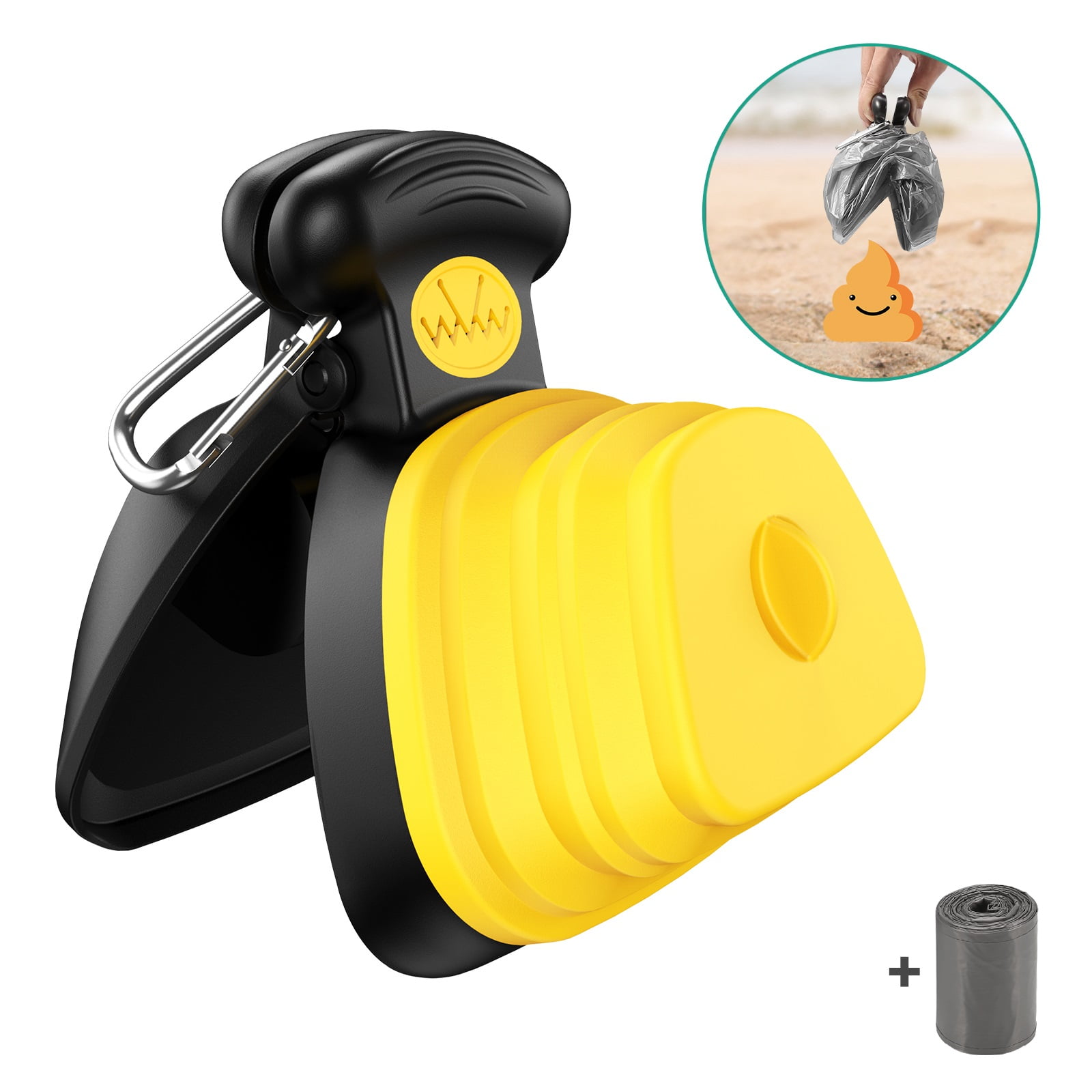 Pooper Scooper, AMIR Dog Poop Scoop Handheld Pet Poop Picker for Dogs
