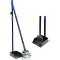 thumbnail image 1 of Pooper Scooper, Dog Pooper Scooper Tray and Rake Set with Adjustable Stainless Steel Long Handle for Large Medium Small Dogs (Blue), 1 of 8