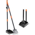 thumbnail image 1 of Pooper Scooper, Dog Pooper Scooper Tray and Rake Set with Adjustable Stainless Steel Long Handle for Large Medium Small Dogs, 1 of 14