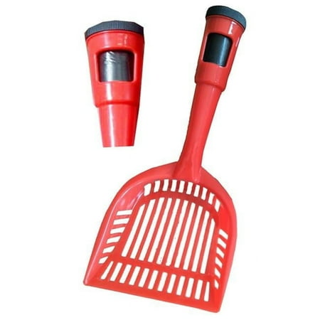 Pooper Scooper Litter Shovel, Red - One Size